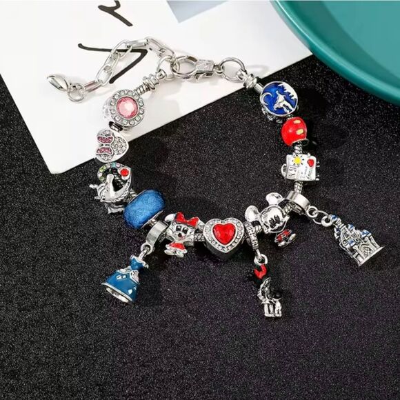 Disney Mickey Mouse Princess Charm Bracelet - Picture 4 of 5